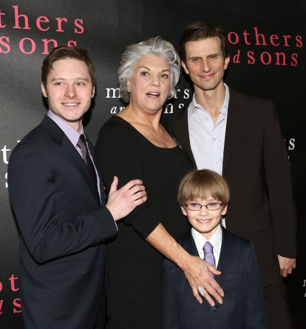 Bobby Steggert, Grayson Taylor, Tyne Daly and Frederick Weller  at 
