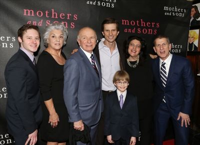Bobby Steggert, Tyne Daly, Playwright Terrence McNally, Frederick Weller, Grayson Tay Photo