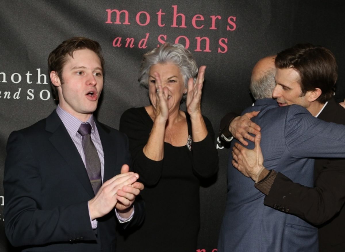 Bobby Steggert, Tyne Daly, Terrence McNally and Frederick Weller  at 
