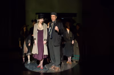 Mary Beth Peil and F. Murray Abraham with the cast Photo