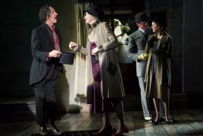 John Kelly, Mary Beth Peil, Michael Park and Laura Osnes Photo