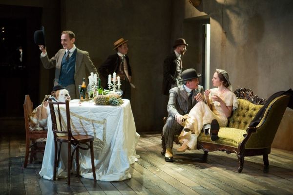 Romeo, John Kelly, Timothy Doyle, John Watkins, Michael Park and Laura Osnes Photo