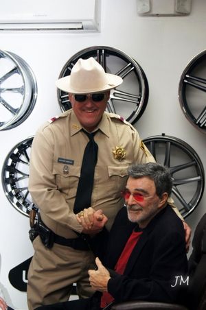 Dave Betz and Burt Reynolds. Photo by Jessica McKinney. @ BroadwayWorld Dave Betz and Burt Reynolds. Photo by Jessica McKinney. Photo
