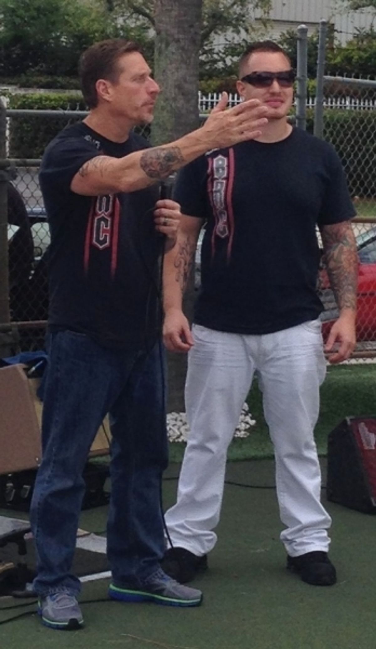 Tom Lloyd and Bubba Lloyd. Photo by Amy Schulz. at 