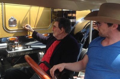 Burt Reynolds and Dave Ausem. Photo by Steve Mairano. Photo
