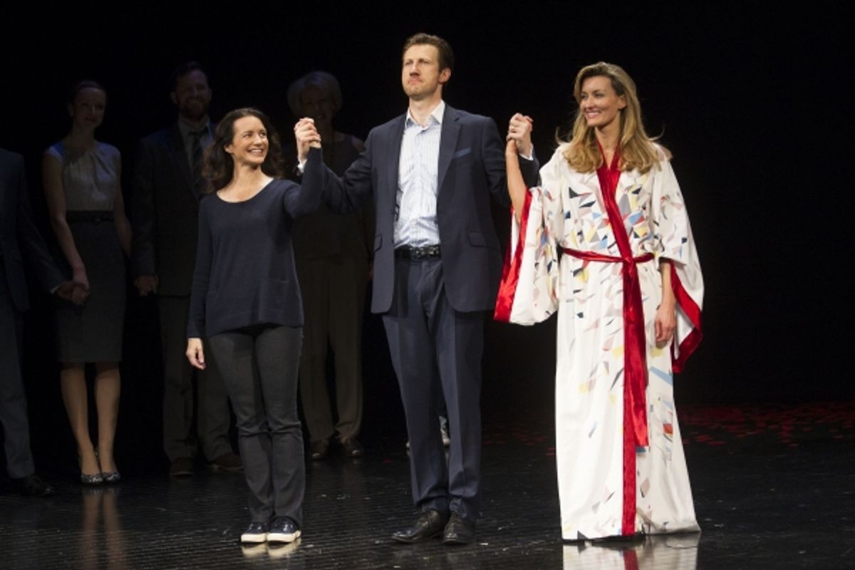 Kristin Davis (Beth Gallagher), Mark Bazeley (Dan Gallagher) and Natascha McElhone (Alex Forrest)  at 