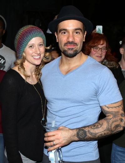 Caissie Levy and Ramin Karimloo  Photo