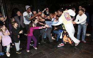 Arbender J. Robinson with Caissie Levy, Ramin Karimloo and Company @ BroadwayWorld Arbender J. Robinson with Caissie Levy, Ramin Karimloo and Company Photo