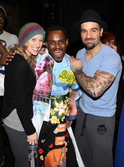 Caissie Levy, Arbender J. Robinson and Ramin Karimloo  Photo