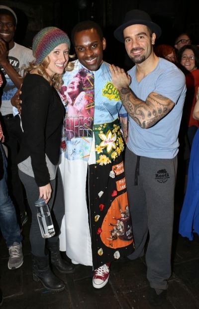 Caissie Levy, Arbender J. Robinson and Ramin Karimloo  Photo