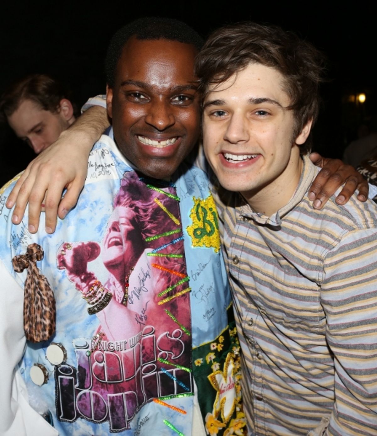 Arbender J. Robinson and Andy Mientus  at 