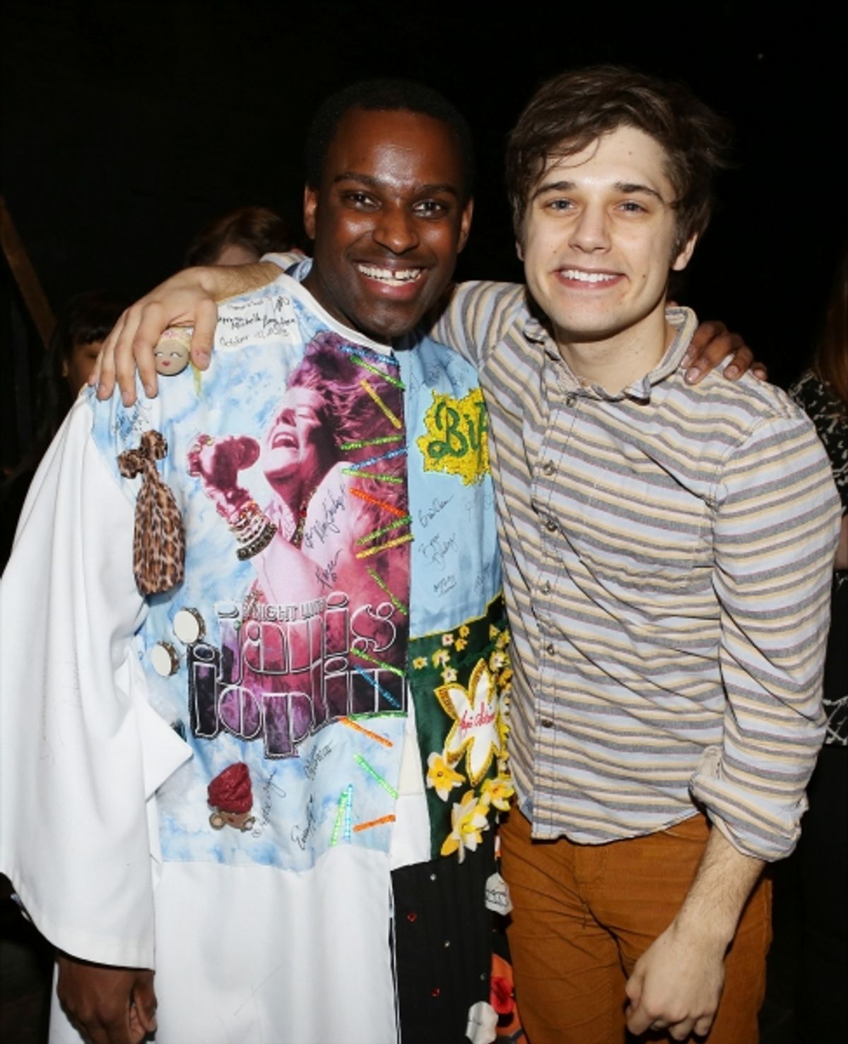 Arbender J. Robinson and Andy Mientus  at 