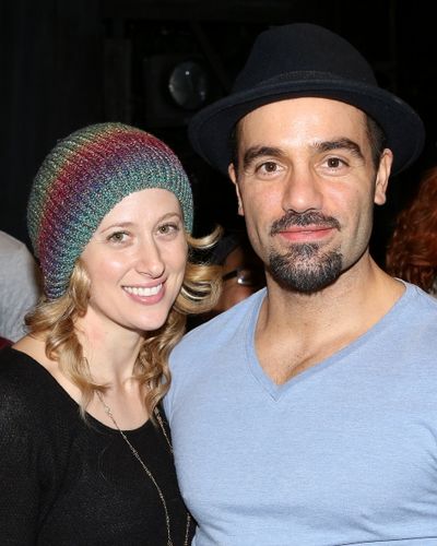 Caissie Levy and Ramin Karimloo  Photo