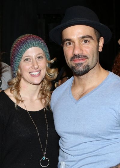 Caissie Levy and Ramin Karimloo  Photo