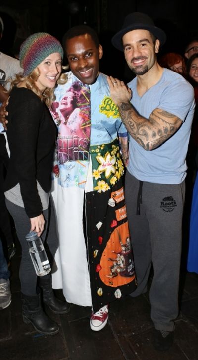 Caissie Levy, Arbender J. Robinson and Ramin Karimloo Photo