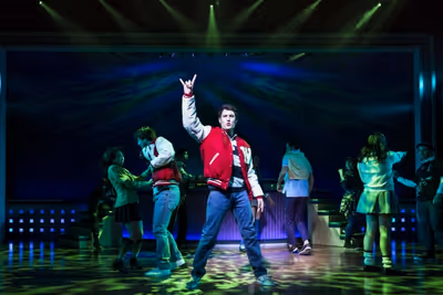 Jon Eidson and Cast of HEATHERS Photo