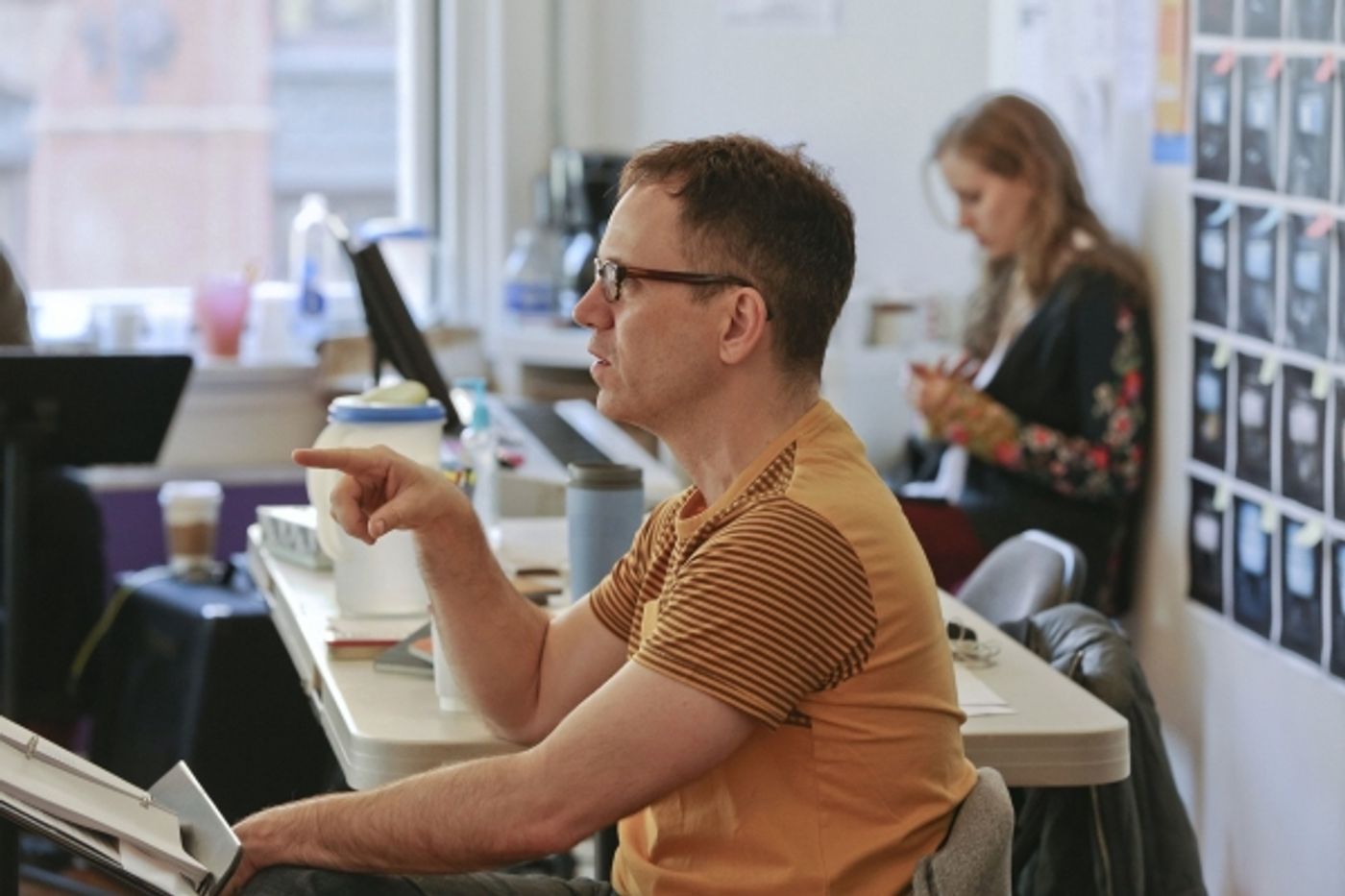 Photo Flash: In Rehearsal with the Public Theater's THE GREAT IMMENSITY  Image