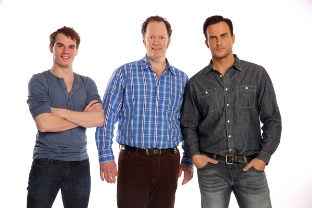 Jay Armstrong Johnson, Shuler Hensley, Cheyenne Jackson at 