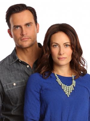 Cheyenne Jackson, Laura Benanti Photo