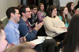 Jonathan Groff, Marc Tumminelli & Students  Photo