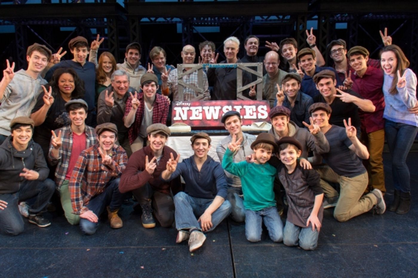 Photo Coverage: Kings of News York! NEWSIES Cast Celebrates Two Years on Broadway  Image