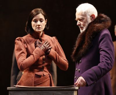 Bianca Amato and Michael Pennington Photo