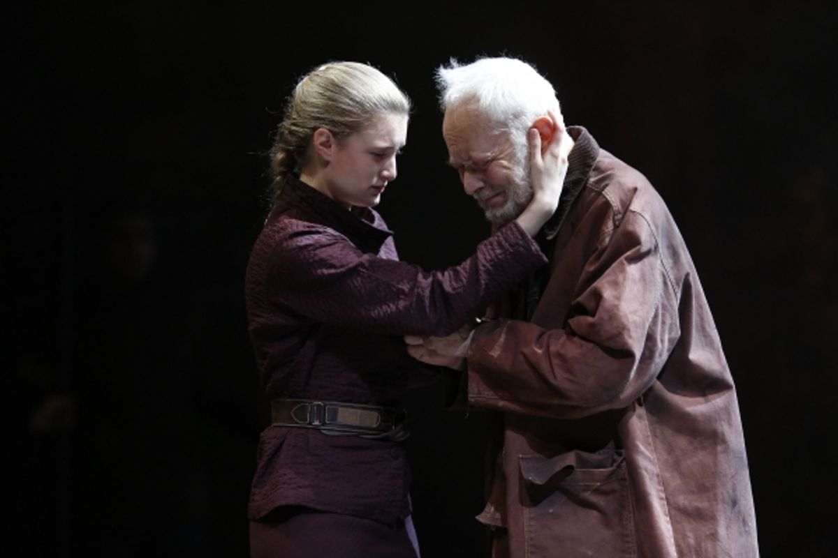 Lilly Englert and Michael Pennington at 