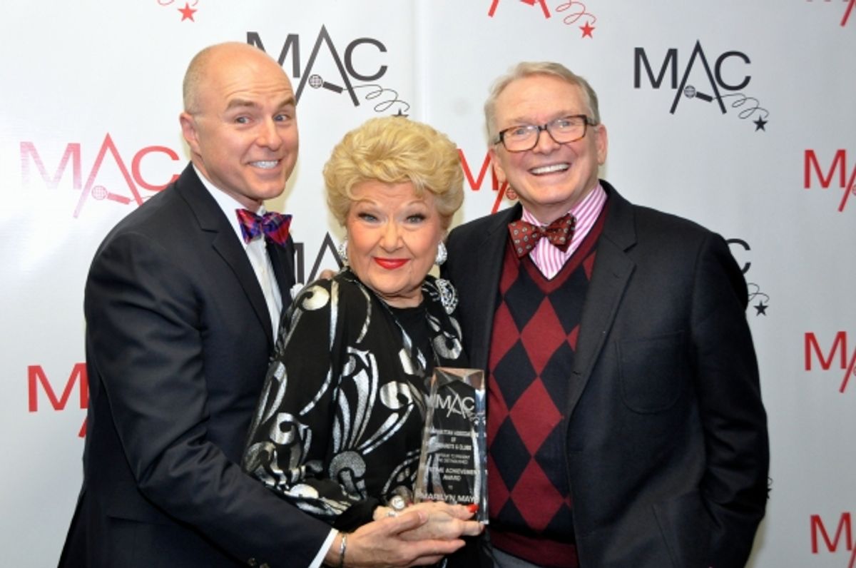 Joseph Roe, Marilyn Mare and Bob Mackie at 
