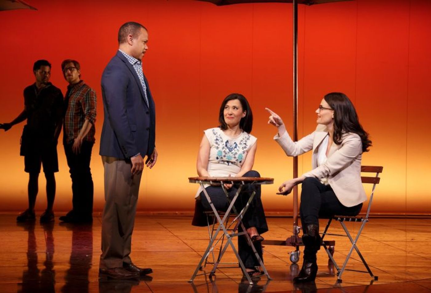 Photo Coverage: Hot Photos Alert! Get a Simmering First Look at IF/THEN on Broadway with Idina Menzel, Anthony Rapp, LaChanze & More  Image