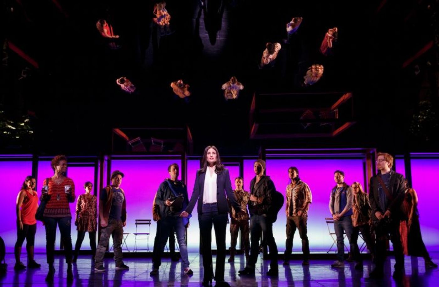 Photo Coverage: Hot Photos Alert! Get a Simmering First Look at IF/THEN on Broadway with Idina Menzel, Anthony Rapp, LaChanze & More  Image