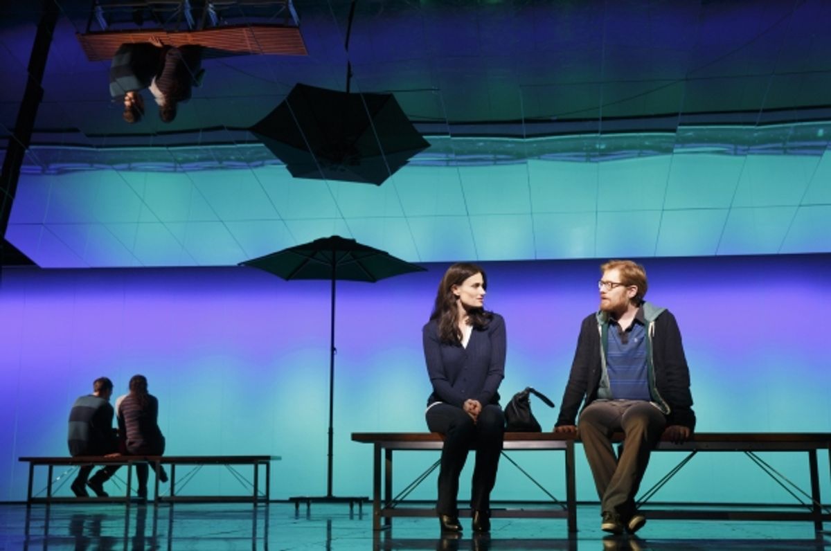 Idina Menzel and Anthony Rapp at 