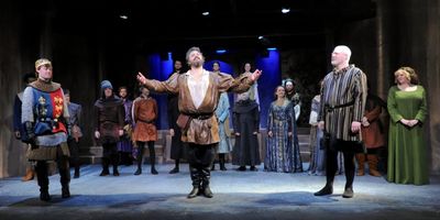Matthew Lewis Johnson (Falstaff) and the cast of King Henry IV: Parts 1 & 2 Photo