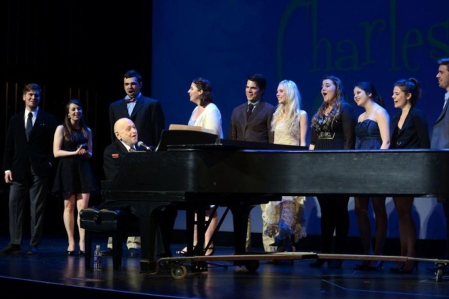Photo Flash: Broadway's Charles Strouse Shares Expertise and Talent with HPU Students Image