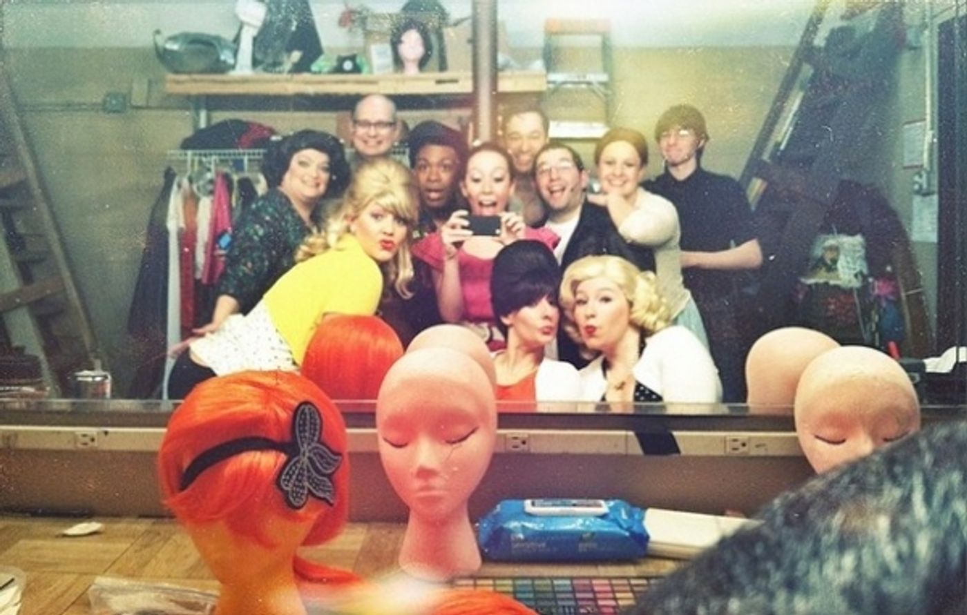 Photo Flash: Saturday Intermission Pics, March 30, Part 2- ALADDIN Gets In On the SIP Action, NEWSIES Celebrate 2 Years, and More!  Image