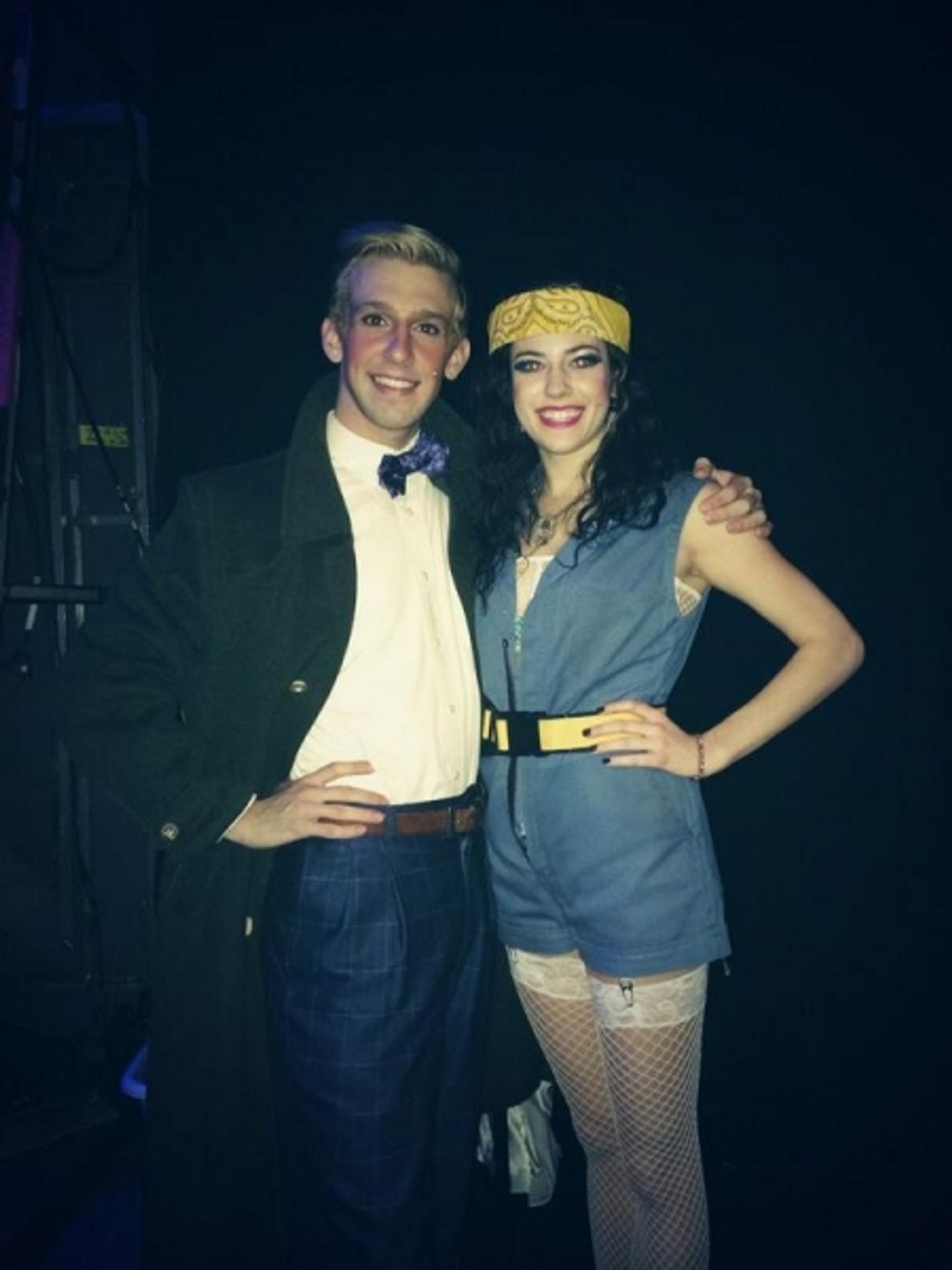 Photo Flash: Saturday Intermission Pics, March 30, Part 2- ALADDIN Gets In On the SIP Action, NEWSIES Celebrate 2 Years, and More!  Image