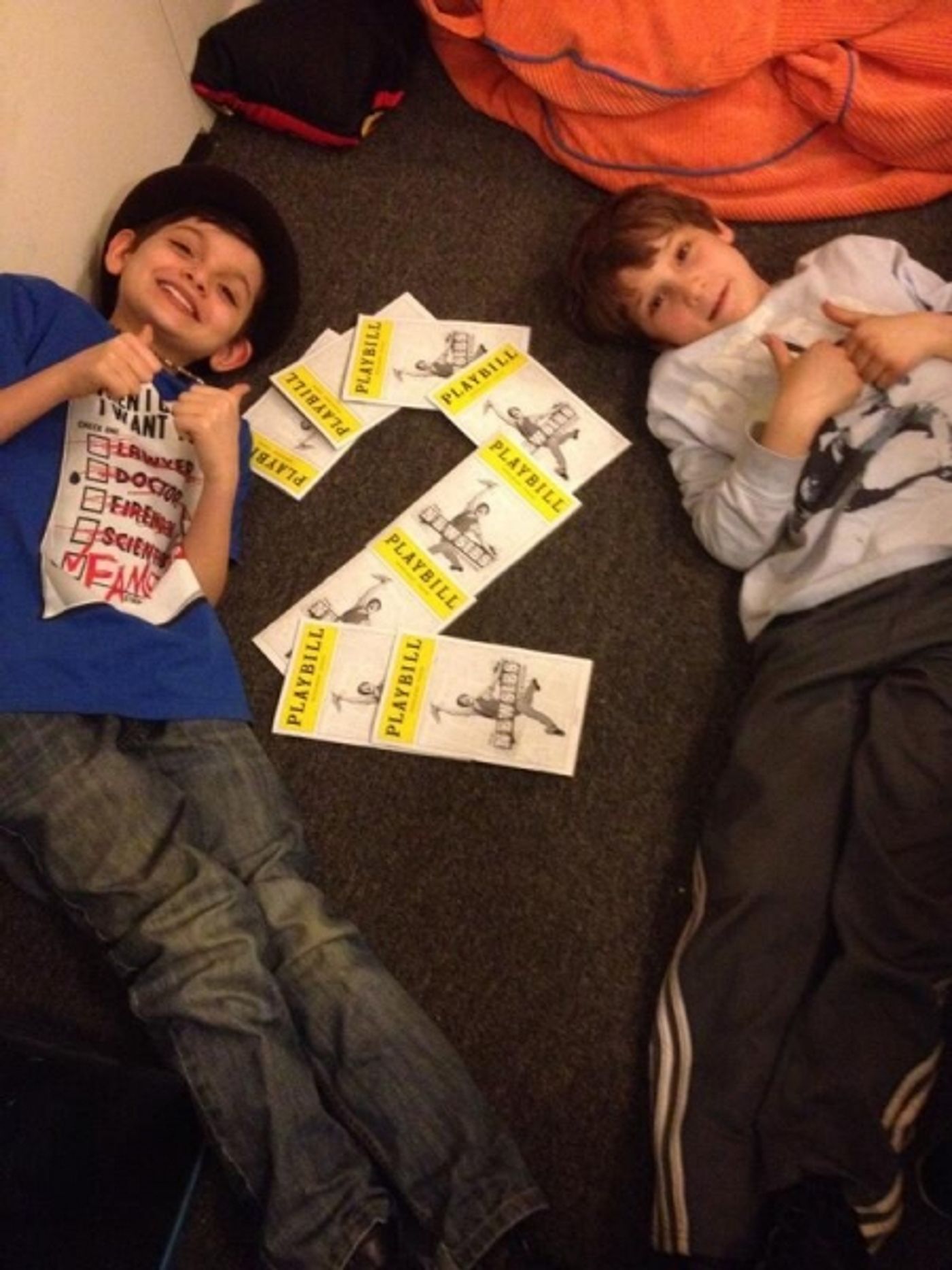 Photo Flash: Saturday Intermission Pics, March 30, Part 2- ALADDIN Gets In On the SIP Action, NEWSIES Celebrate 2 Years, and More!  Image