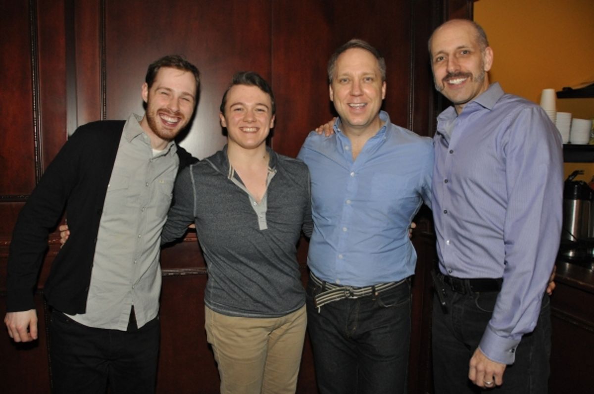 Kevin Necciai, Kenny Francaeur, Kilty Reidy and Richard Costa at 