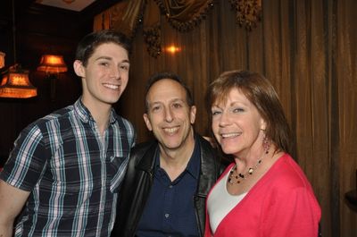 Justin Schuman with his parents-Peter Schacknow and Peri Schacknow Photo