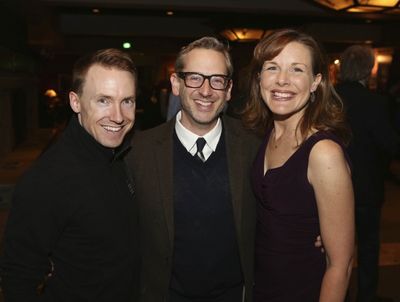 Cast member Mark Whitten, Director Richard Israel and cast member Victoria Strong Photo