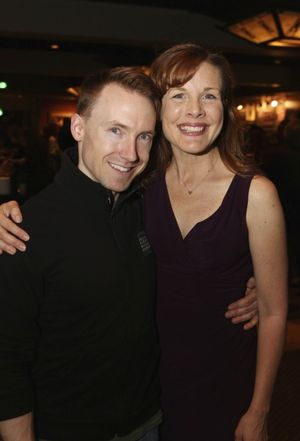 Cast members Mark Whitten and Victoria Strong Photo
