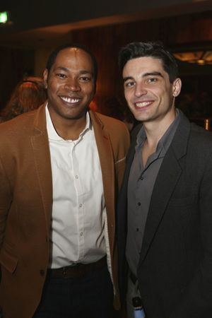 Cast members Jay Donnell and Michael Byrne @ BroadwayWorld Cast members Jay Donnell and Michael Byrne Photo
