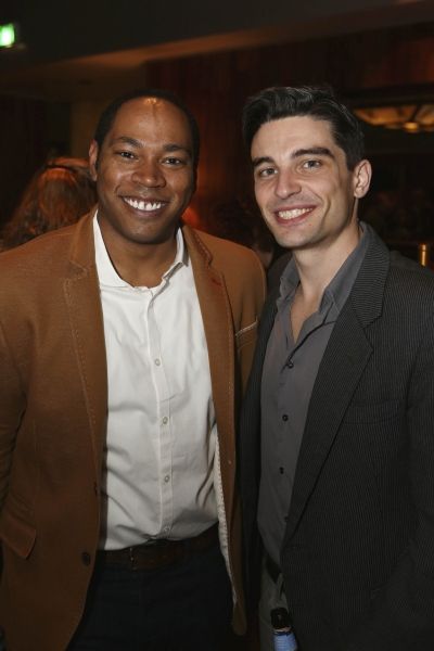 Cast members Jay Donnell and Michael Byrne Photo