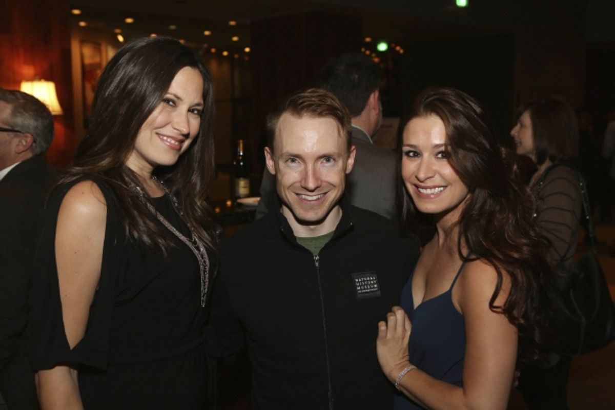 Noelle Berry, cast member Mark Whitten and Cassandra Murphy at 
