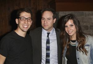 Coby Getzug, Brian Kite, Producing Artistic Director, and Isabella Bolognini Photo