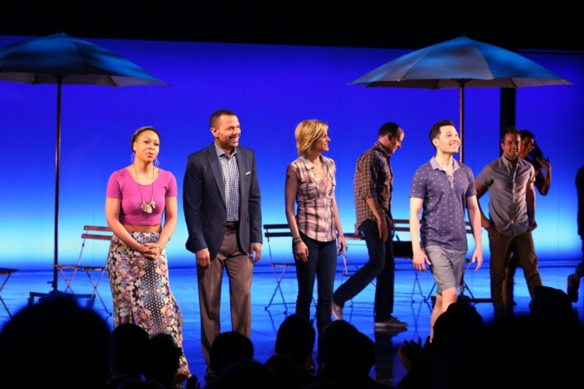 Tamika Lawrence, Jerry Dixon, Jenn Colella and Jason Tam at 