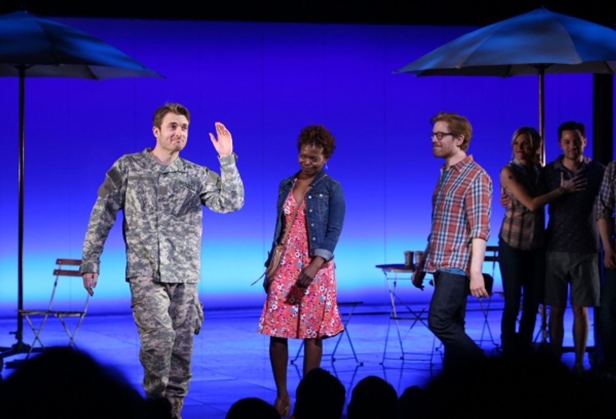 James Snyder, LaChanze, Anthony Rapp,  Jenn Colella and Jason Tam  at 