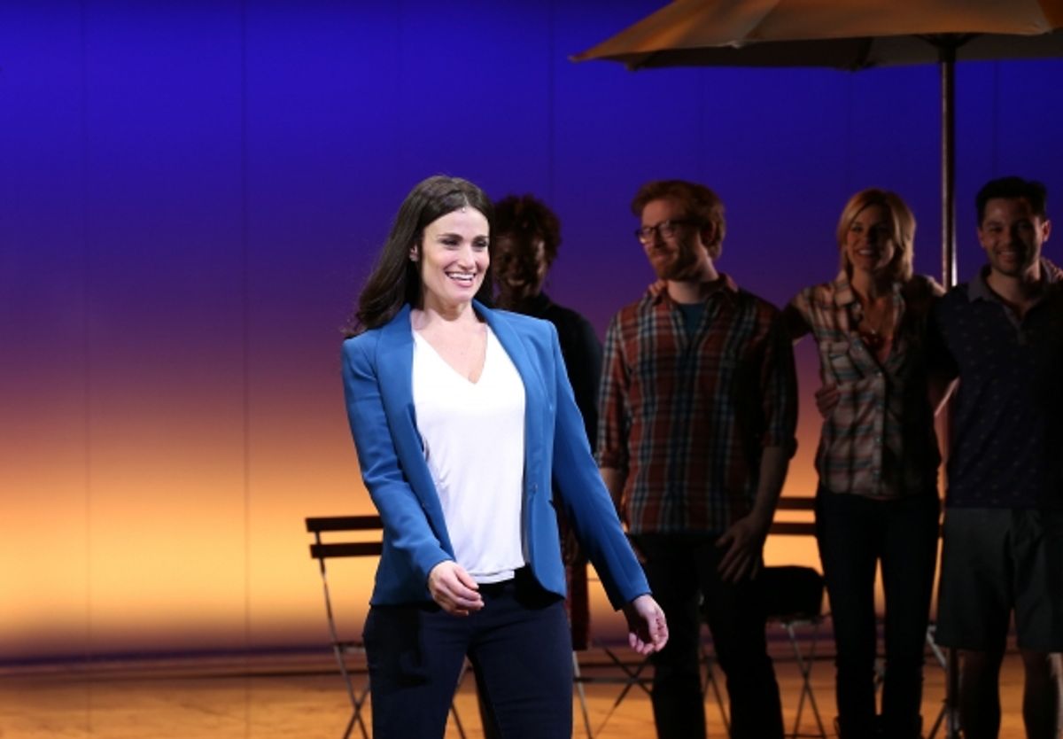 Idina Menzel and cast at 
