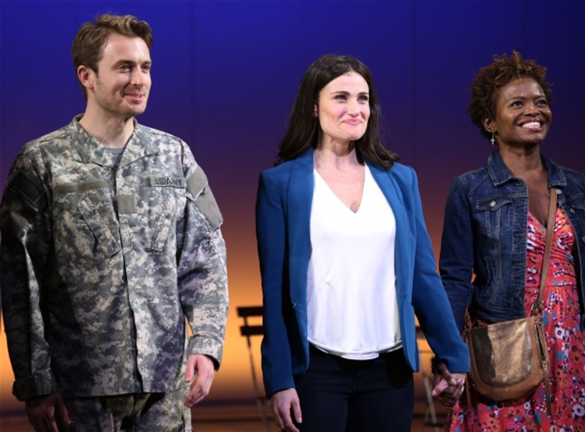  James Snyder, Idina Menzel and LaChanze  at 