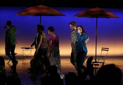 James Snyder and Idina Menzel  Photo