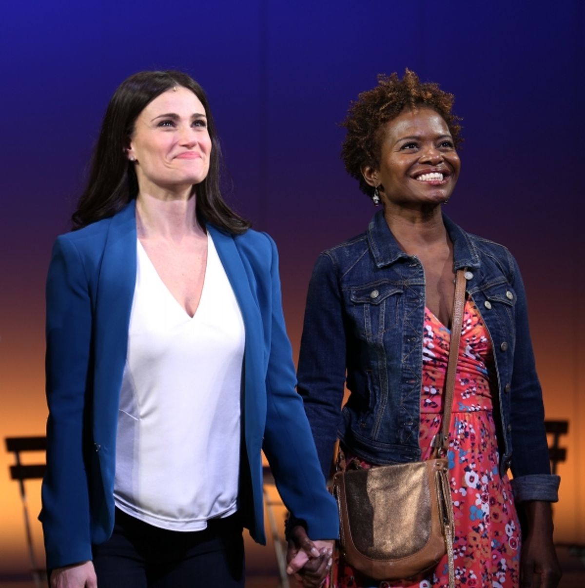 Idina Menzel and LaChanze  at 
